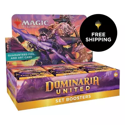 Magic The Gathering: Dominaria United Set Booster Box : SEALED | NEW • $165.75