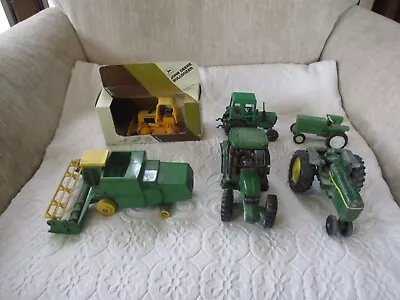 John Deere 1/16 Tractors Lot Of 6 Vintage Possible Parts Tractors Ertl Tootsie • $30