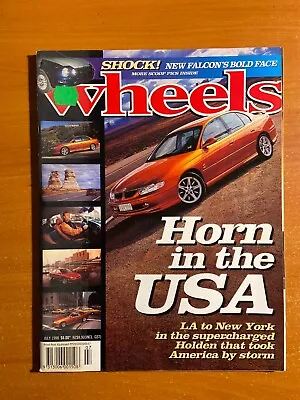 Wheels Magazine - July 1998 - Holden VT Commodore In The USA • $14.90
