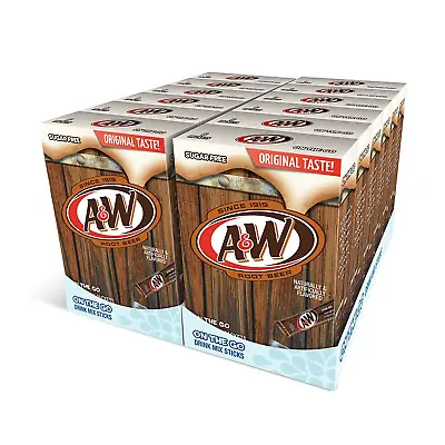 A&W Root Beer Powder Drink Mix Sugar-Free 6 Count (Pack Of 12) • £27.01