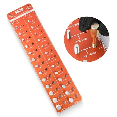 Nut And Bolt Thread Checker Standard & Metric Screw Size Thread Identifier Gauge • $49.99