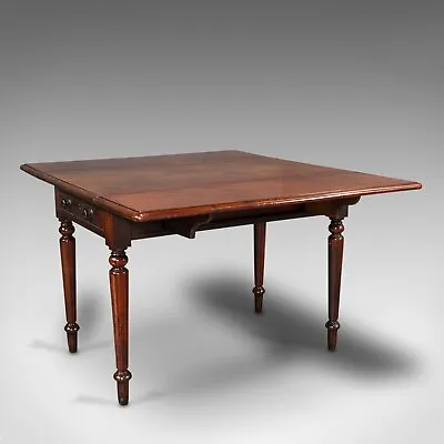 Antique Pembroke Table English Mahogany Extending Dining Regency C.1820 • $2107.48