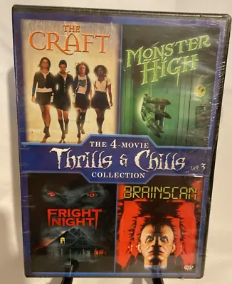 The Craft (1996) / Monster High (1989) / Fright Night (1985) / Brainscan DVD New • $27