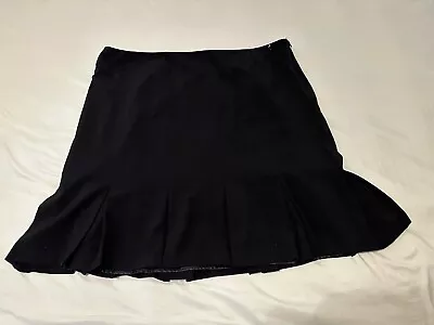 I.N. Studio Woman Black Mermaid Mini Skirt Plus Size 20W • $12.99
