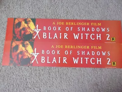 Two 2000 Book Of Shadows Blair Witch 2 Movie Mylar Banner Posters 25x5 • $6