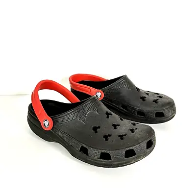 Crocs X Disney Mickey Mouse Classic Clog  Men Size 8 9 Women Size 10 11 Black • $34