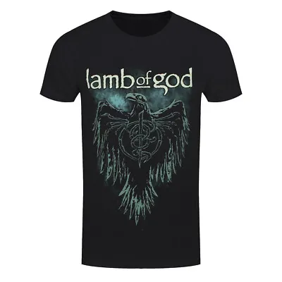 Lamb Of God T-Shirt Phoenix Band New Black Official • £15.95