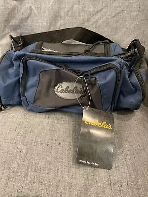 Cabela's Blue 5-Pocket Fishing Hunting Utility Carrying Bag W/Shoulder Strap NWT • $26.50