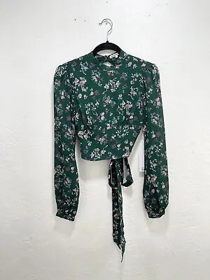 Reformation Raye Emilia Tie Long Sleeve Top Size 0 • $160.18