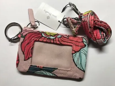 Vera Bradley Zip ID Case And Lanyard - Vintage Floral - NWT - Retired • $19.95