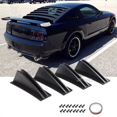 Car Rear Bumper Diffuser Fin Spoiler Lip Splitter For Ford Mustang Mach 1 GT V8 • $19.15