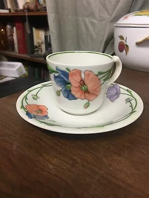 Villeroy & Boch Amapola Cup & Saucer Made In Germany • $5.96