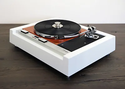 Restored Thorens TD 125 MKII Turntable Sme White/Orange • $4735.61