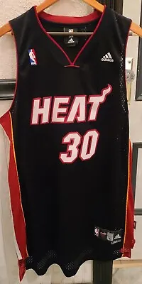 VTG NBA Adidas Miami Heat Michael Beasley Jersey 30 Men's Large SEWN Wade Haslem • $64.99
