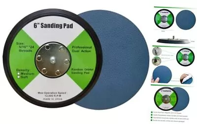 6  Vinyl Faced PSA Sander Pad For Air Sander Polisher -6 Inch DA Sander 1 • $14.47