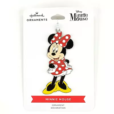 Disney Minnie Mouse Ornament Hallmark Metal Christmas Tree Ornament NEW • $2.99