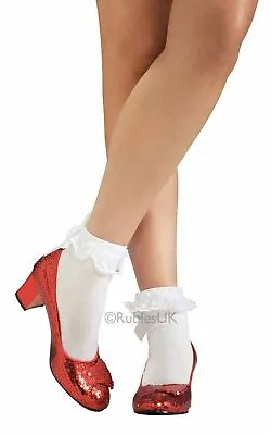 £29.64 • Buy Adult Dorothy Ruby Slippers Fancy Dress Accessory Wizard Of Oz Shoes Ladies