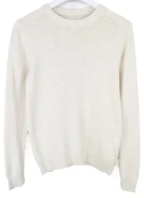 £21.24 • Buy GANT Rugger Jumper Men's SMALL Pullover Crew Neck Knitted Off White