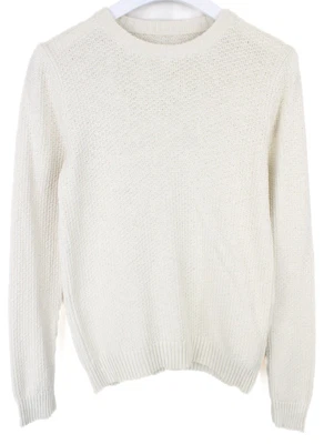 £21.24 • Buy GANT Rugger Jumper Men's SMALL Pullover Crew Neck Knitted Off White
