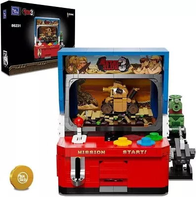 Pantasy Cabine Arcade Game Building Metal Slug Arcade Machine Building Block Kit • $114.16