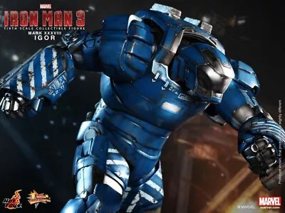 Hot Toys Mms215 Iron Man 3: Mark Xxxviii Iron Man Mk38 Igor Armor • $499.99