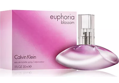Calvin Klein Euphoria Blossom Eau De Toilette 30ml EDT Spray For Women Scent NEW • £48.99