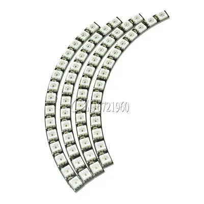 WS2812 5050 60 RGB LED Ring Wall Clock Ultra Bright Lamp Panel For Arduino • $10.24