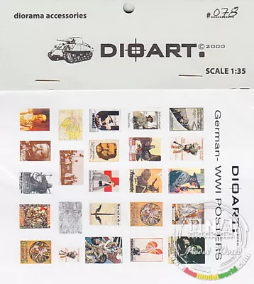 DioArt 1/35 WWI German Propaganda Posters • $5.15