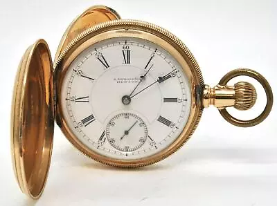 E. Howard & Co. Grade No. 4 Series VII 14 Karat Gold Case Running Pocket Watch • $3999.99