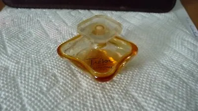 #71/4 Vtg   EMPTY  GLASS Mini Perfume BOTTLE  TRESOR  LANCOME  PARIS  • $5.99