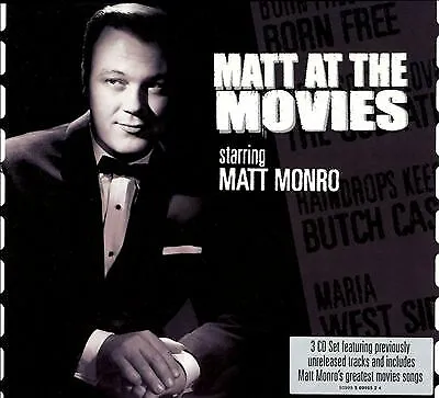 Matt Monro : Matt At The Movies CD 3 Discs (2007) Expertly Refurbished Product • £4.05