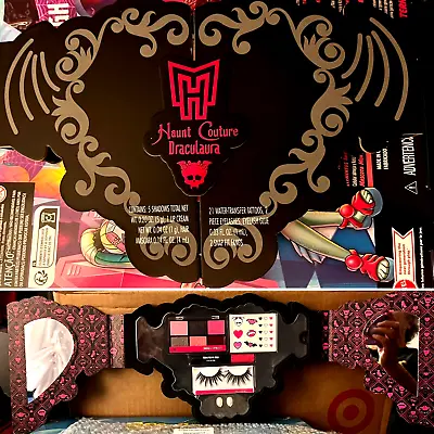 Monster High Draculaura Makeup Kit Eye Shadow Palette Lip Cream Mirror And More • $38.95