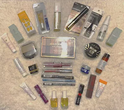 Lot Makeup 28 Pieces; 19 Full Size 9 Samples Assorted Brands As Shown New • $11.50