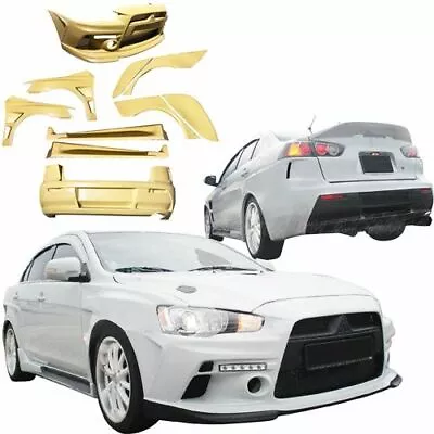 HL Style Full Wide Body Kit For Mitsubishi CJ Lancer Sedan 07~17  • $2150