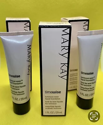 Mary Kay TimeWise LUMINOUS WEAR Liquid Foundation Choose Your Color New In Box • $14.50