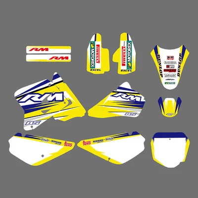$44.64 • Buy Team Graphics Backgrounds Decals Stickers For Suzuki RM 85 RM85 2002-2012
