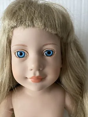 Magic Attic Club Doll Allison Blonde Blue Eyes Bangs 18  Tonner Retired Vinyl • $29.99