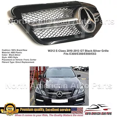 E63 Grille E-Class Glossy Black AMG Sedan Star E550 E350 2010 2011 2012 2013 New • $189