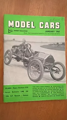 Scalextric Model Cars Magazine January 1965 The Golden Age Of Slot Racing !! • £5