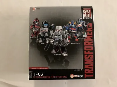 Transformers Kids Logic Kids Nation TF03 LED 5-Pack Megatron Wheel Jack NEW • $110.99