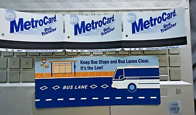 MetroCard - Keep Bus Stops And Bus Lanes Clear. & Bus Transfers • $7.50