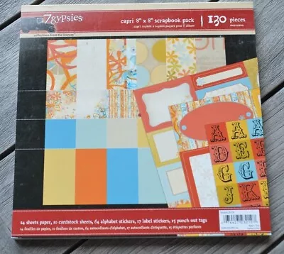 7 Gypsies Capri 8x8 Inch Scrapbook Pack 129 Pieces  • $11.50