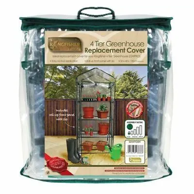 £11.99 • Buy 4 Tier Growhouse Mini Greenhouse Replacement PVC Cover Heavy Duty New