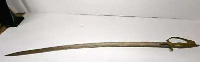 Vintage Used Big Brass Eagle Figure Handle    Long Sword   33 1/2   Long • $49.99