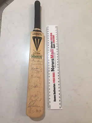 $250 • Buy Original Signed Australia Mini Cricket Bat. Border, Jones, Waugh, Marsh, Healy