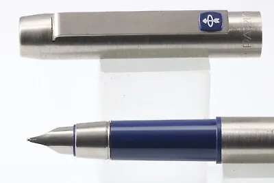 Vintage (1982) Parker 25 Brushed Stainless Steel Medium Fountain Pen BT • $105.57