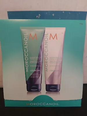 Moroccanoil Blonde Perfecting Shampoo N Conditioner  Pack • $11.98