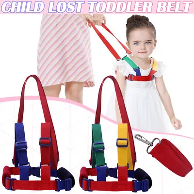 Baby Walking Anti Lost Safety Harness Child Toddler Leash Belt Strap Rope Reins • £5.69