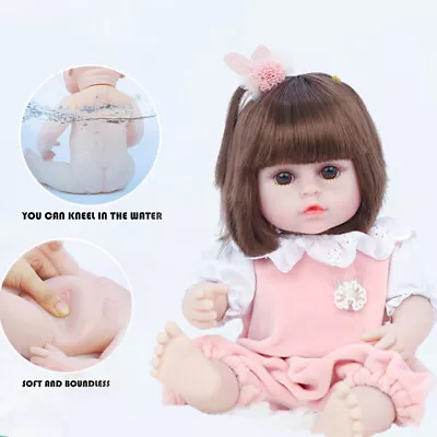 38cm Reborn Baby Doll Pretend Play Appease Toy Kit For Toddler Girls (RDW38-08a) • $35.08