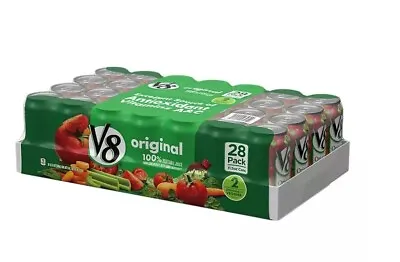 V8 Original 100% Vegetable Juice 11.5 FL OZ Can (Pack Of 28) • $28.72
